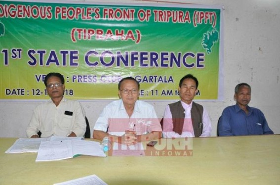 IPFT (Tipraha) demands cancellation of ST status of tribal women who are married to Non-ST 
